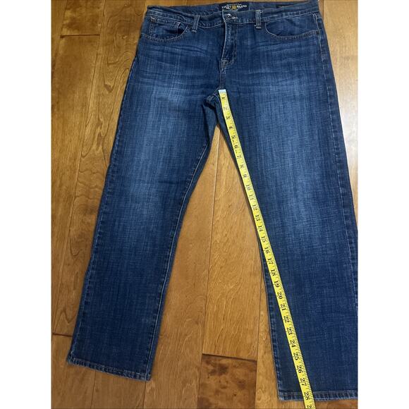 Lucky Brand Sienna Tomboy Crop Jeans Size 14 Medium Wash Casual Mid Rise - Picture 5 of 9